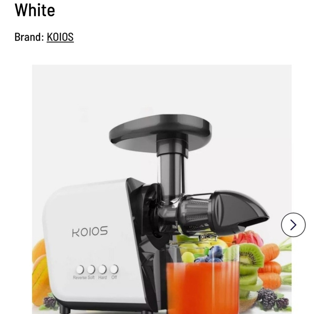 KOIOS White Juicer